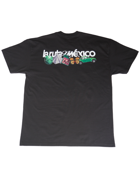 LA RUTA X MÉXICO FLAKO STIK BLACK TEE